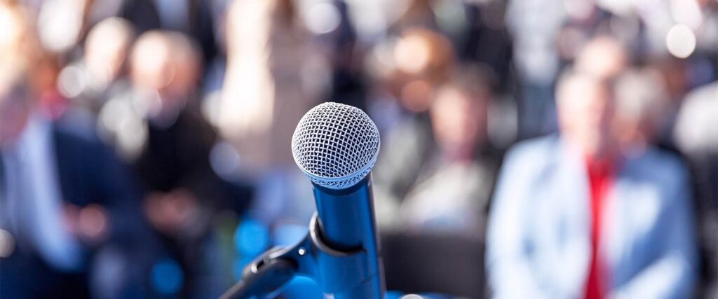 Microphone at Summit